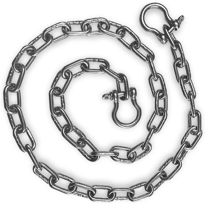 Anchor-Man Stainless Steel Boat Anchor Chain, Marine Grade, High Break