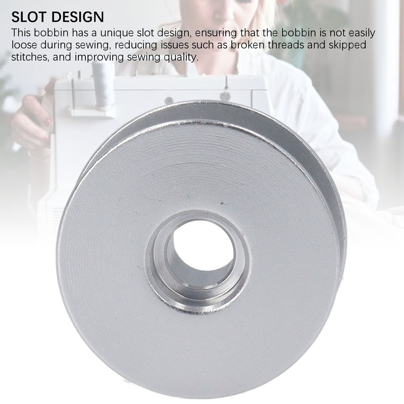 26MM Diameter Bobbin 0867150240 Metal Empty Thread Spool Stainless Steel