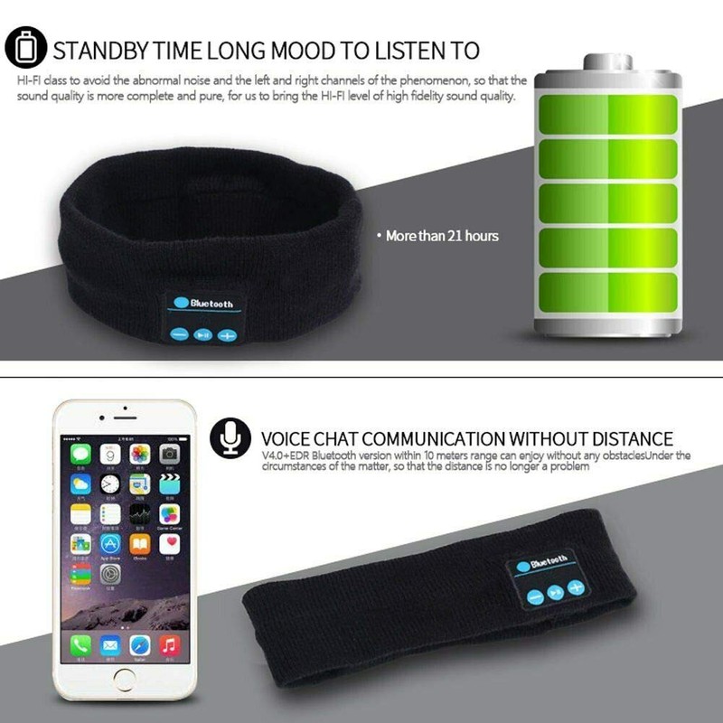 OZSTOCK Wireless Bluetooth Stereo Earphone Headphone Sports Sleep Headset Headband