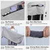 Vivva 2PC Set Microfibre Hooded Gym Towel with Zip Pocket,