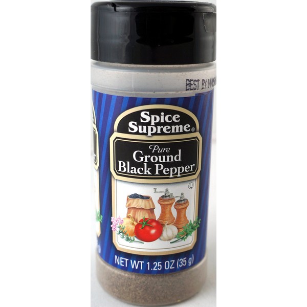 Spice Supreme Ground Pepper Black