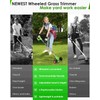 Cordless Weed Wacker, 3-in-1 stringless Weed Wacker, Foldable 2.0Ah Battery