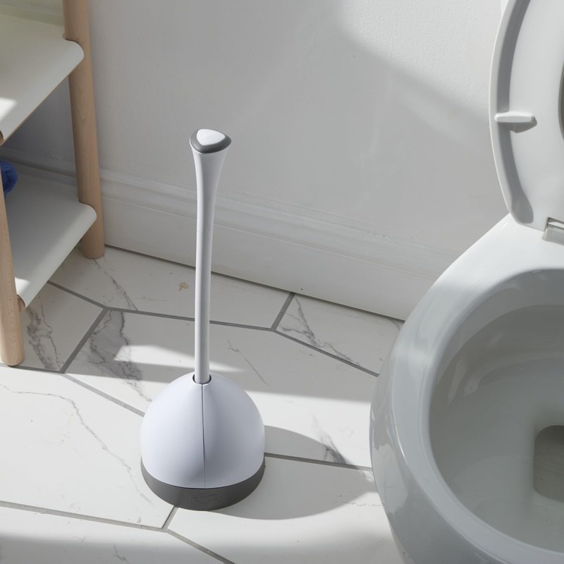 Clorox Toilet Plunger with Hideaway Caddy, Set of 2 –