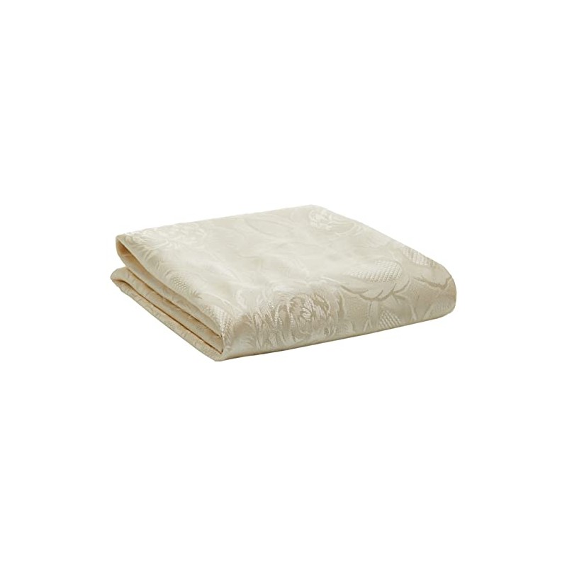 Emma Barclay Damask Rose - Jacquard Table Cloth in Cream