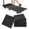 4 Pcs Exercise Equipment Mat, Treadmill Rubber Pads, 4 x