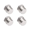 Joywayus 4Pcs Stainless Steel Outer Hex Thread Socket Pipe Plug