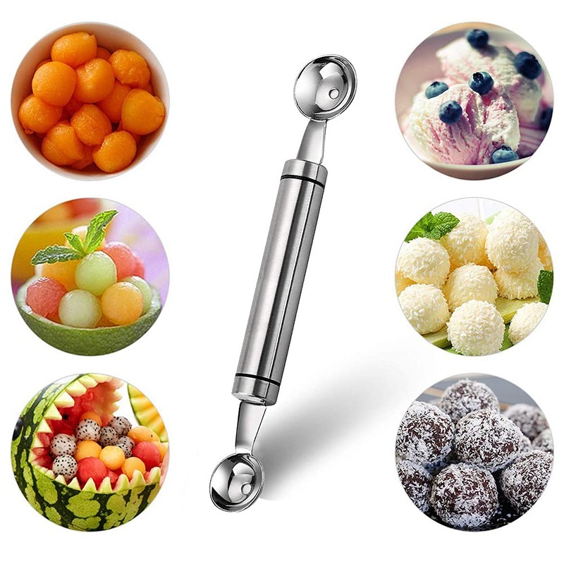 FANSEZQ Fruit Carving Tools, Fruit Digger, Multifunctional Stainless Steel Kitchen