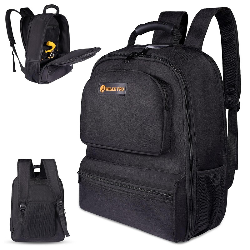WILAXI PRO Heavy Duty Tool Bag Backpack 1680D Waterproof Oxford