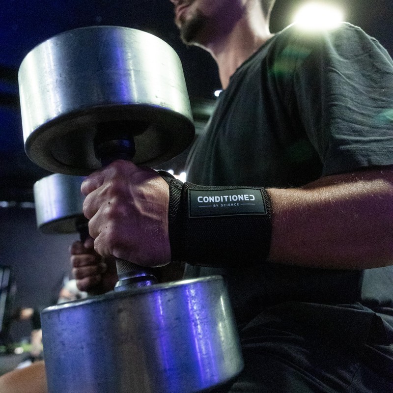 Conditioned By Science Weight Lifting Wrist Straps, Wraps with Joint