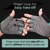 Cycling Gloves (Gray - Half Finger, X-Large)