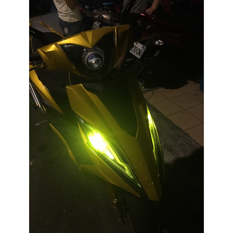 PA T10 2835 10 Rows SMD LED Golden Yellow 2pcs