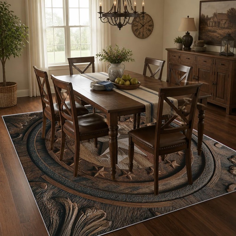 Texas Small Rug 2x3 Entryway, Front Door, Washable