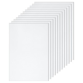 sourcing map 12 Pack Acrylic Sheets 5x7 Inch, 0.04" Thick Clear Plastic Sheets Plastic Acrylic Board for Wall Crafts Photo Frames Display Projects Signs, Art Projects