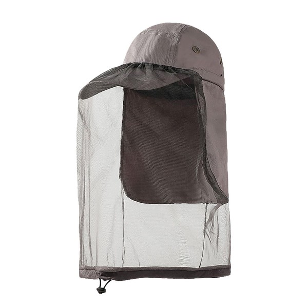 Mosquito Hats with Net Neck Flap Men Women Sun Protection