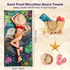 YISUMEI Microfibre Beach Towel XXL Beach Towel Lightweight Bath Towel