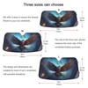 ZOEO Eagle Pattern with Blue Foldable Car Windshield Sun Shade