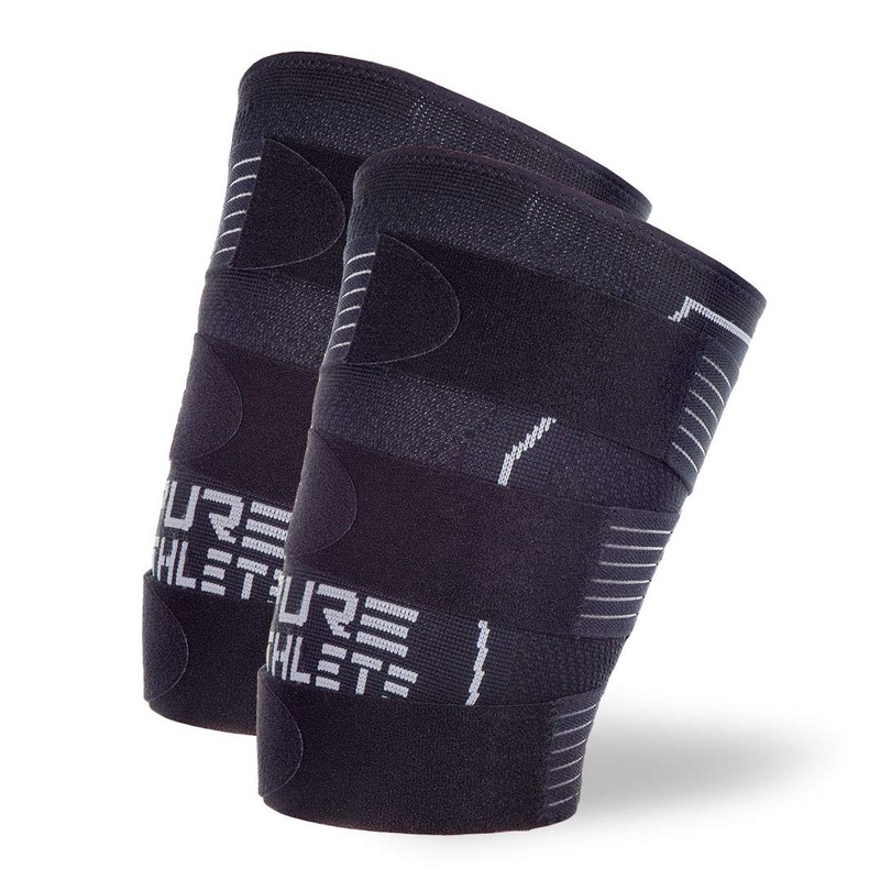 Pure Athlete Thigh Compression Sleeve – Adjustable Straps Quad Wrap