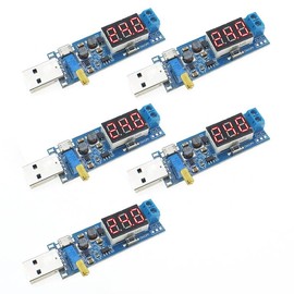 5pcs USB Buck Boost Converter 3.5V-12V to 1.2V-24V DC-DC Step Up Step Down Power Supply Module Voltage Regulator 5V to 3.3V 9V 12V 18V 24V