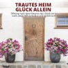 Hufeisen Glücksbringer, Einzugsgeschenke Wohnung, Glücksbringer Silvester, Neujahrsglücksbringer mit kleiner Schachtel,