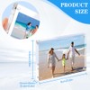 Adboros 2.5’‘x3.5’‘ Acrylic Picture Frames, 16 Pack Small Acrylic Magnetic