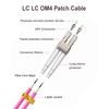 BTBGOET LC to LC Fiber Patch Cable 1m OM4 OM3