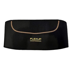 Flexup- Faja lumbar, cinturón de soporte lumbar, faja de compresión ligera y flexible con infusión de cobre para hombres y mujeres para uso diario (L/