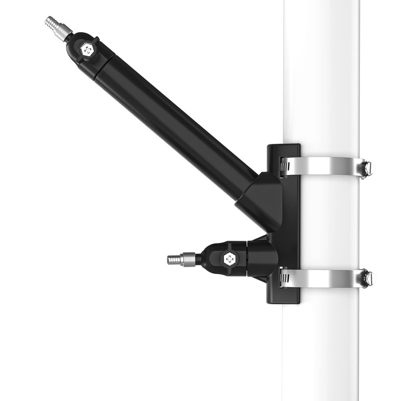 HOLACA 2-in-1 Mast Mount for Solar Panel, Eufycam 2c/2c Pro,