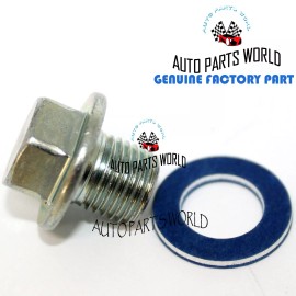 Toyota NEW GENUINE TOYOTA LEXUS SCION OEM ENGINE OIL DRAIN PLUG & GASKET SET 9034112012