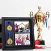 Iheipye Large Medals Display Shadow Box - 6 Medal Display