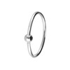 PIERCINGLINE 925 Sterling Silver Nose Piercing Ball Piercing Nose Ring