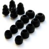 Black Replacement Set Eartips Compatible with Beats Flex, Fit Pro,