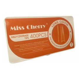 Miss Cherry Tips Miss Cherry Long Coffin Transparente Coffin Largo #7