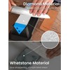DOWOX Diamond Sharpening Stone Kit, 3 Side Grit 400/1000/8000 Knife