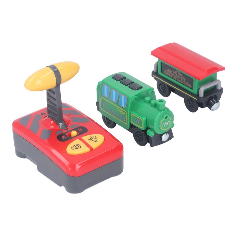 Battery Operated Locomotive Train Set Light Sound Effect Interesting Play