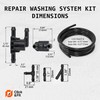 2 PCS 2-Way Windscreen Washer Check valves, Fluid Hose for
