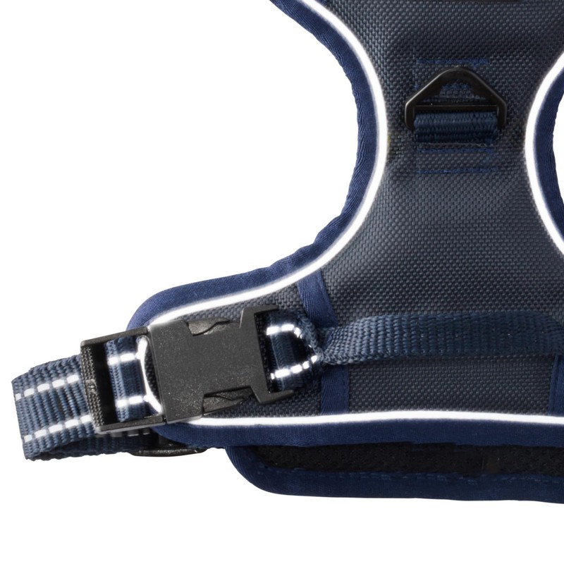 Pet Passion MAX - The Hardy Reflective Harness, Navy, Small