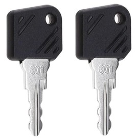 2PCS 801 Ignition Keys for LINDE Forklift Trucks – Compatible with ANT Stackers, High Lift Trucks, Excavators – Replaces 0009730419/0009701304