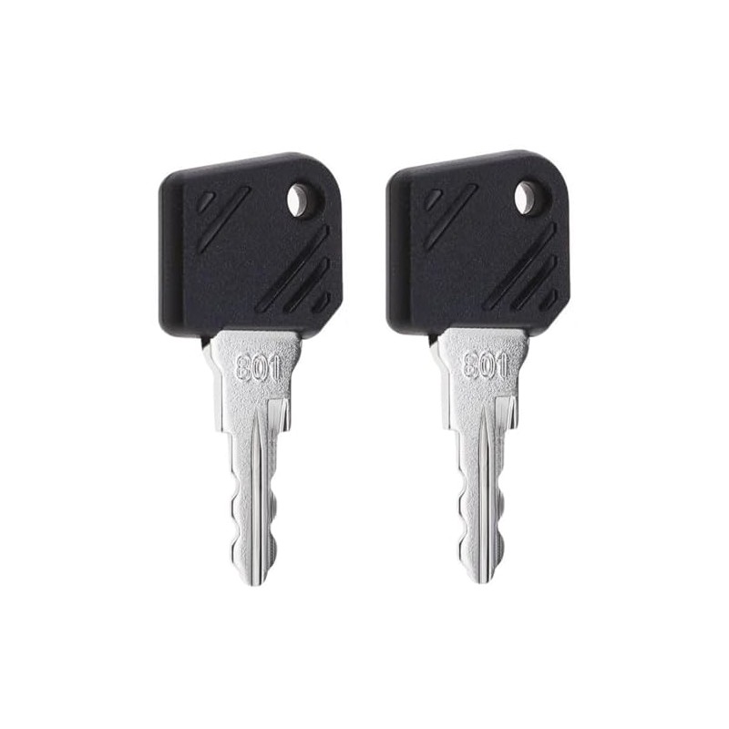 2PCS 801 Ignition Keys for LINDE Forklift Trucks – Compatible