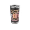 So Many Books So Little Summer Stainless Steel Insulated Tumbler