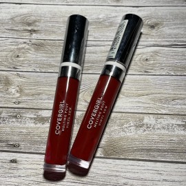 COVERGIRL 2 Covergirl Melting Pout Vinyl Vow Lipstick 225 Keep It Going Sealed 2 Piece