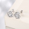 Amy & Annette Caged Crystal Stud Earring - Royal Stud