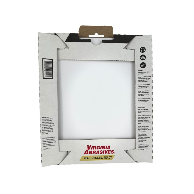 Virginia Abrasives 9” x 11” General Purpose Sanding Sheets; 20