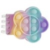 Merangue Pop It Fidget Notebook, Miniature 3-Inch, 50 Blank Sheets,