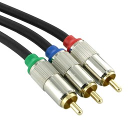 6m RGB Component Video AV YUV Cable 3RCA to 3RCA Gold Plated
