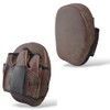 Curved Mini Focus Pad Leather Vintage Retro Style Mitt Muay