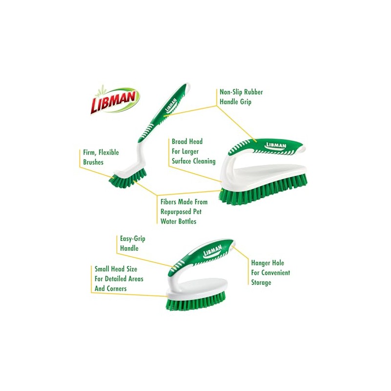 Libman Kit de Cepillo para Polvo para Fregar