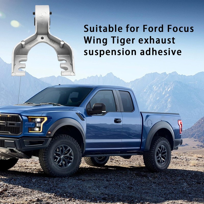 ECOMAID 2Pcs Muffler Hanger Bracket CV6Z-5K291-K Tailpipe Mount Bracket Fit