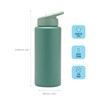 Smash Stainless Steel Reusable 1 litre Water Bottle - Green