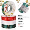 4 Rolls Christmas Ribbon, 3/4 Inch Wide 90 Yards Christmas