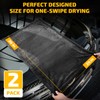 SMINDER 2-Pack 1200 GSM Car Drying Towels – Microfiber Towels
